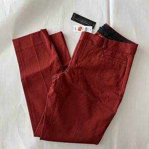 NWT Banana Republic Sloan Crop _ Brick Red _ Size 2